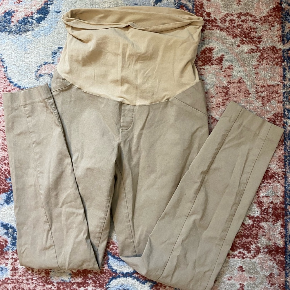 Motherhood Tan Leggings for Versatile Comfort